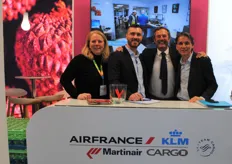 Het Europese Team van AirFrance KLM Martinair Cargo met Eric Mauroux, Pierluigi Vigada, Oliver Hett en Florianne de Leeuw-Caupain, Florianne gaat vanaf 1 maart switchen binnen KLM.